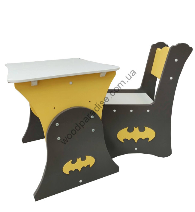 Комплект стол и стул "бэтмен" 